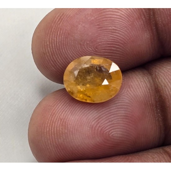 Bangkok Pukhraj Stone Original Yellow Sapphire For Jupiter Guru Certified Gemstone Bangkok Pukhraj Stone Original Yellow Sapphire For Jupiter Guru Certified Gemstone